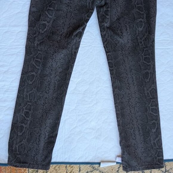 NDYJ Purple Skinny Snake print jeans size 6P - Picture 5 of 6